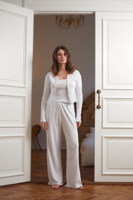 Штани Am&egrave;lie  AmeliePantsWhiteLongSM фото